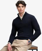 Superdry M6110764A Cotton Half Zip Knit • Pauls of Kilkenny image