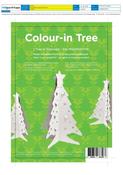 3D Colour-In Christmas Tree (Small or Large)
