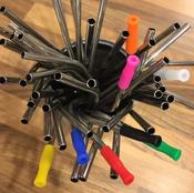 EcoStraws Stainless Steel Straws &amp;amp; Silicone Tips