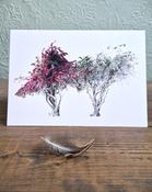 Two Hawthorns Card by Enagh Farrell