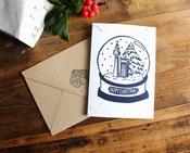 Misprinted Mind Snow Globe Card