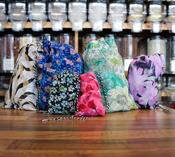 Upcycled Fabric Gift Bags