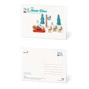 Christmas Paper Postcard Crafts (4 options)