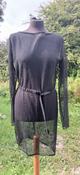 Sarah Pacini Sheer Knit Tunic Dress image