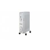 9 Fin Oil Filled Radiator 2000W White