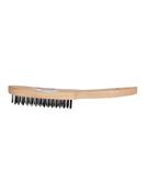 3 Row Bent Handle Wire Brush