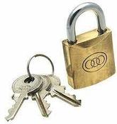Tri-Circle Brass Padlock 263/32mm image