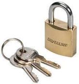 Silverline Brass Padlock 20mm image