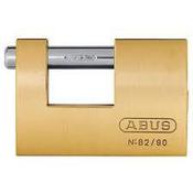 ABUS Monobloc 82/90mm All Weather Brass, Steel Padlock