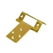 5/8" Brassed Single Cranked Hinges Pair image
