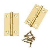 2" Brassed Butt Hinges Pair image