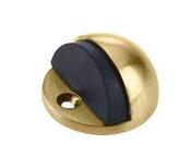 Brass Shielded Oval Doorstop image