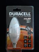 Duracell LED Candle 6.8w Frosted SES / E14 Bulb image