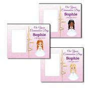 Girl Communion Frame, Personalised Gift