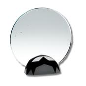 Round Glass with Gunmetal Base - Personalised Gift