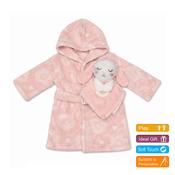 Soft Bathrobe &amp; Bunny Comforter Set - Personalised Gift
