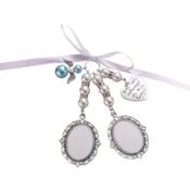 Wedding Bouquet photo Charm - 2 Photos - Personalised Gift