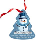 Grandfather Christmas Tree Decoration - Personalised Gift image