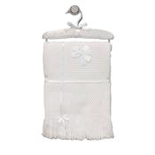 White Baby Shawl, Personalised Gift
