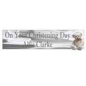 Christening Banner, Personalised Gift