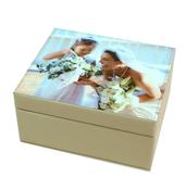 Faux Leather Jewellery Box, Personalised Gift