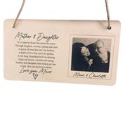 Mothers Day Plaque With Photo, Personalised Gift image