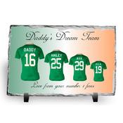 Football Jersey Slate, Personalised Gift