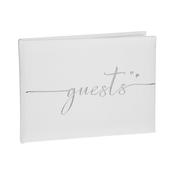 Modern Script Guest Book, Personalised Gift