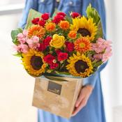 Radiant Sunrise No Lilies Bouquet