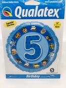 5th birthday balloon image