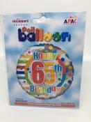 65th Birthday Balloon image