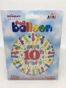 Happy 10th Birthday Balloon image