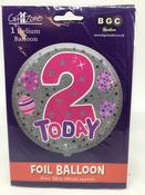 2 today Helium Balloon image