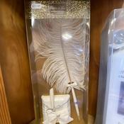 Handcrafted  Quill Pen And Holder