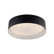 Schöner Wohnen Collection LED ceiling light TAVOLI BLACK, round D=28.5cm, dimmable, remote control-14593-18