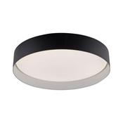 Schöner Wohnen Collection LED ceiling light TAVOLI, BLACK, round D=39cm, dimmable, remote control-14594-18 image