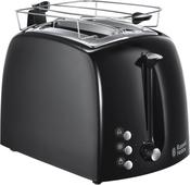 Russell Hobbs Textures Plus Toaster 2 Slice Black | 22601 image