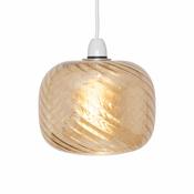 Jesmond Amber Non Electric Glass Swirl Shade: 9432 NE AM image