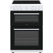 NordMende 60cm Twin Cavity Electric Fan Cooker with Ceramic Top White | CTEC63WH image