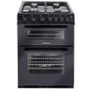 NordMende FS 60cm Twin Cavity LPG Gas Cooker Black l CTG62LPGBK