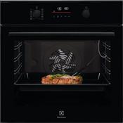 Electrolux 600 SteamBake 72L Built-In Electric Single Oven Black | EOD6C46K2