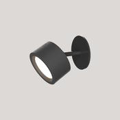 ROUND CORDLESS INDOOR WALL LIGHT ROLL 8 BLACK