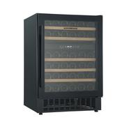 NordMende 60cm Wine Cooler 46 Bottle Dual Zone Black | WC46BL