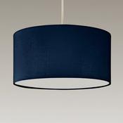 Lucia Ceiling Pendant Shade in Navy with Diffuser- L30LUCIANVY/PEN image