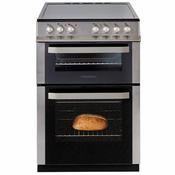 Nordmende 60cm Double Cavity Electric Cooker Ceramic Hob Stainless Steel | CDEC62IX