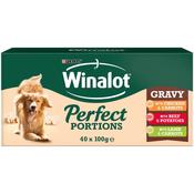WINALOT Meaty Chunks in Gravy Pouch Megapack, 40x100g image