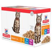 HILLS Adult Favourites Cat Food Pouch, 12x85g image