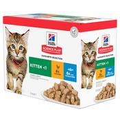 HILLS Kitten Chicken &amp;amp; Ocean Fish, Multipack Pouch 12x85g image