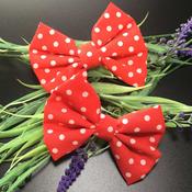 BERTS BOWS Red Polka Dot Bowtie image