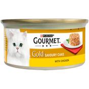 GOURMET Gold Savoury Cake with Chicken Can, 85g image